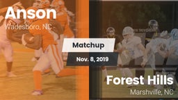 Matchup: Anson vs. Forest Hills  2019