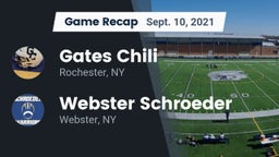 Recap: Gates Chili  vs. Webster Schroeder  2021