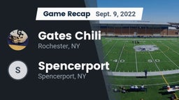 Recap: Gates Chili  vs. Spencerport  2022