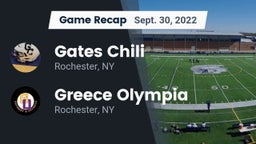 Recap: Gates Chili  vs. Greece Olympia  2022