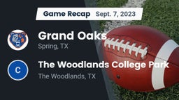 Recap: Grand Oaks  vs. The Woodlands College Park  2023