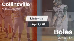 Matchup: Collinsville vs. Boles  2018