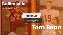 Matchup: Collinsville vs. Tom Bean  2018