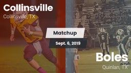 Matchup: Collinsville vs. Boles  2019
