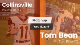 Matchup: Collinsville vs. Tom Bean  2019