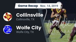 Recap: Collinsville  vs. Wolfe City  2019