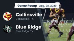 Recap: Collinsville  vs. Blue Ridge  2020