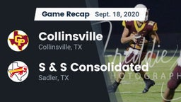 Recap: Collinsville  vs. S & S Consolidated  2020