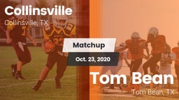 Matchup: Collinsville vs. Tom Bean  2020