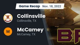 Recap: Collinsville  vs. McCamey  2022