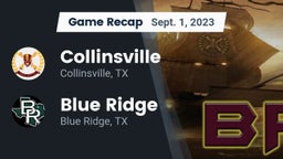 Recap: Collinsville  vs. Blue Ridge  2023