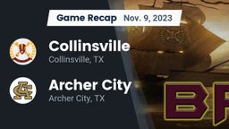 Recap: Collinsville  vs. Archer City  2023