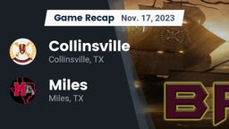 Recap: Collinsville  vs. Miles  2023