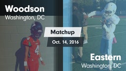 Matchup: Woodson vs. Eastern  2016