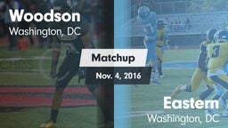 Matchup: Woodson vs. Eastern  2016