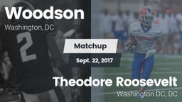 Matchup: Woodson vs. Theodore Roosevelt  2017