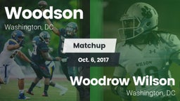 Matchup: Woodson vs. Woodrow Wilson  2017