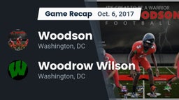 Recap: Woodson  vs. Woodrow Wilson  2017