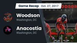Recap: Woodson  vs. Anacostia  2017