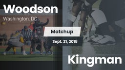 Matchup: Woodson vs. Kingman 2018