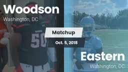 Matchup: Woodson vs. Eastern  2018