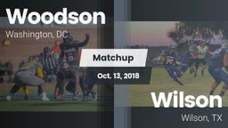 Matchup: Woodson vs. Wilson  2018
