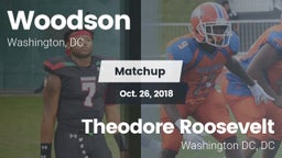Matchup: Woodson vs. Theodore Roosevelt  2018