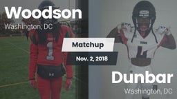 Matchup: Woodson vs. Dunbar  2018