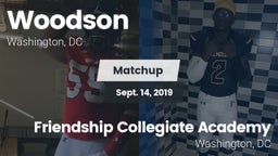 Matchup: Woodson vs. Friendship Collegiate Academy  2019