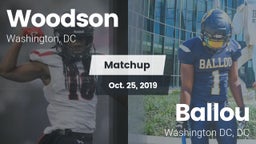 Matchup: Woodson vs. Ballou  2019