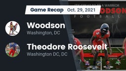 Recap: Woodson  vs. Theodore Roosevelt  2021