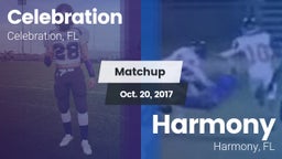 Matchup: Celebration vs. Harmony  2017