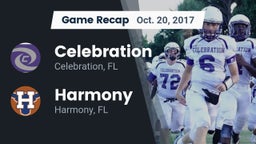 Recap: Celebration  vs. Harmony  2017