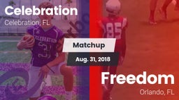 Matchup: Celebration vs. Freedom  2018