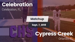 Matchup: Celebration vs. Cypress Creek  2018