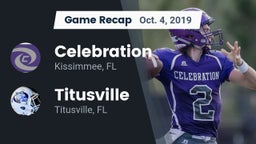 Recap: Celebration  vs. Titusville  2019