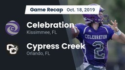 Recap: Celebration  vs. Cypress Creek  2019