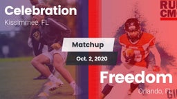 Matchup: Celebration vs. Freedom  2020