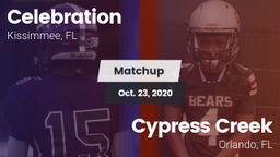 Matchup: Celebration vs. Cypress Creek  2020