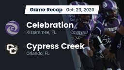 Recap: Celebration  vs. Cypress Creek  2020