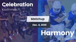 Matchup: Celebration vs. Harmony  2020