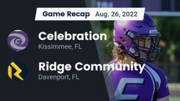 Recap: Celebration  vs. Ridge Community  2022