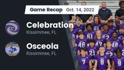 Recap: Celebration  vs. Osceola  2022