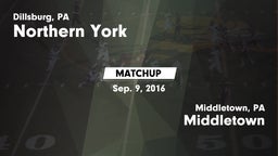 Matchup: Northern York vs. Middletown  2016