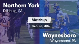 Matchup: Northern York vs. Waynesboro  2016