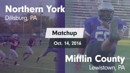 Matchup: Northern York vs. Mifflin County  2016