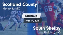 Matchup: Scotland County vs. South Shelby  2016