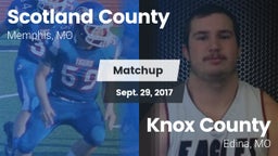 Matchup: Scotland County vs. Knox County  2017