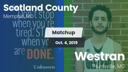 Matchup: Scotland County vs. Westran  2019