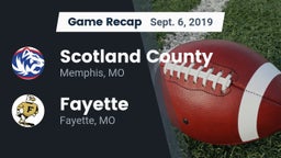 Recap: Scotland County  vs. Fayette  2019